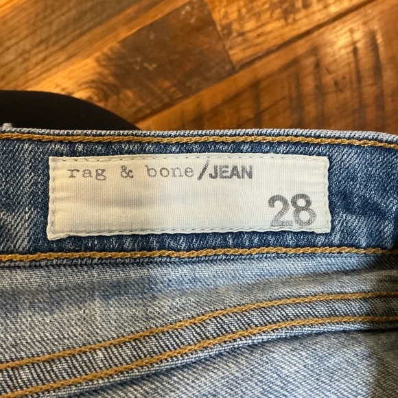 Rag & Bone/JEAN The Dre Slim Boyfriend Jeans Bradford Wash Size 28 Made in USA - Picture 7 of 16